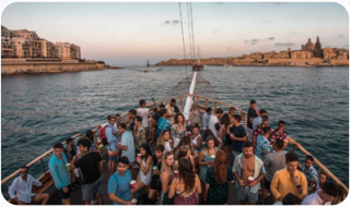 Evening Disco Boat Party